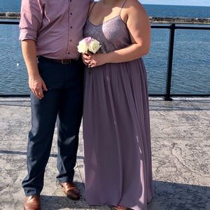 Smokey Lilac Bridesmaid Dress